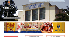 Desktop Screenshot of municipalidadchillan.cl